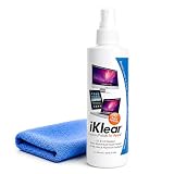 IKlear Spray Bottle (8oz) - Screen Cleaner - TV, Computer, Phone & Tablet Cleaner - Made in USA