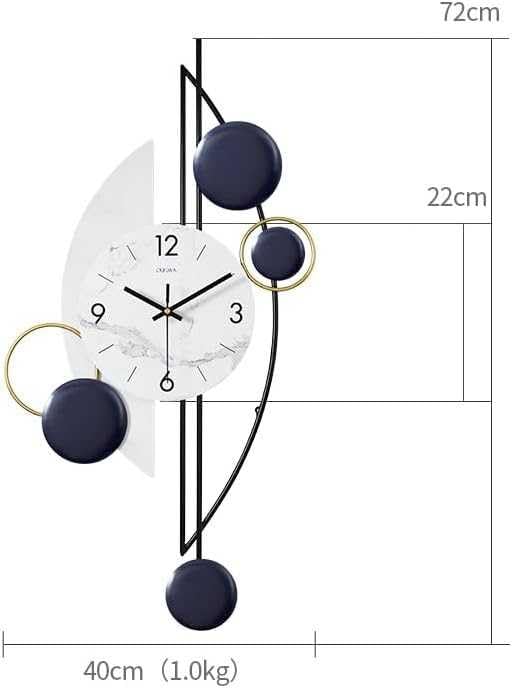 Horloge murale silencieuse pour stopper le tic-tac et decorer le salon