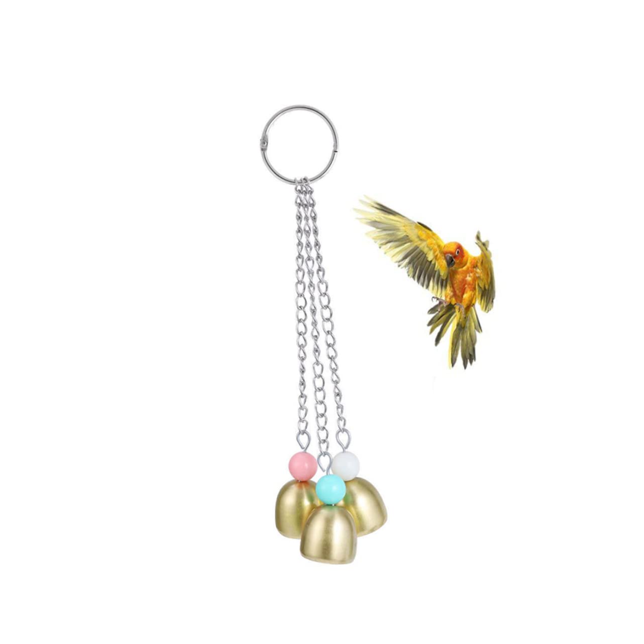 ABOOFAN Lot De 3 Balançoires pour Perroquets Jouets pour Cage À Oiseaux Échelles Et Balançoires pour Perruches Fournitures pour Animaux De Compagnie 2 Pièces X 3