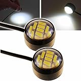 12LED ボタン型LEDアンダースポットライト 常時点灯 フラッシュ点滅 ホワイト2個 両面テープ付 貼り付け式LEDランプ LEDライト as230-2