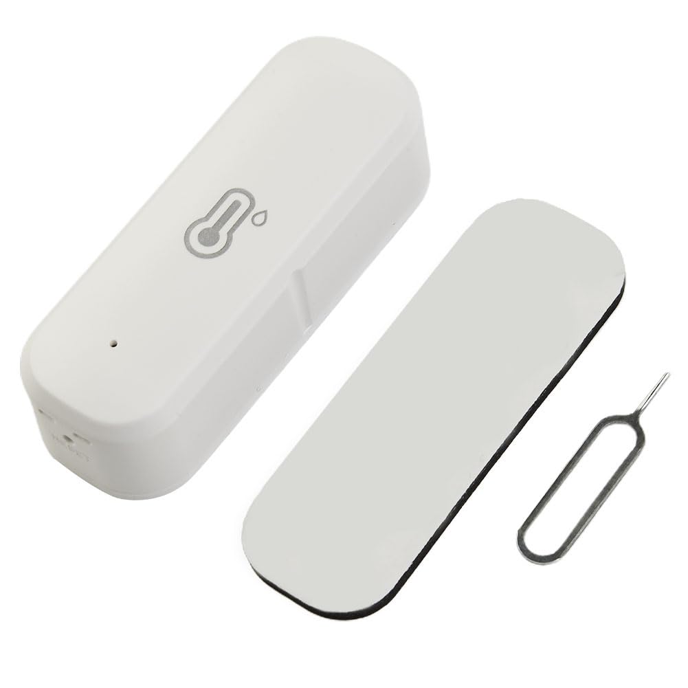 pour Tuya Lot de 4 thermomètres hygromètres WiFi pour intérieur ou extérieur - Sans fil Contrôle de la température et de l'humidité avec alerte d'application à distance