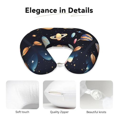 Almohada espuma viscoelástica cervical para viaje miniatura 3