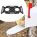 Qianly Mailbox Mounting Bracket, Mailbox Fixing Stand, Heavy Duty Easy to Install Accessory, Plate for Post Mount Mailboxes Hardware