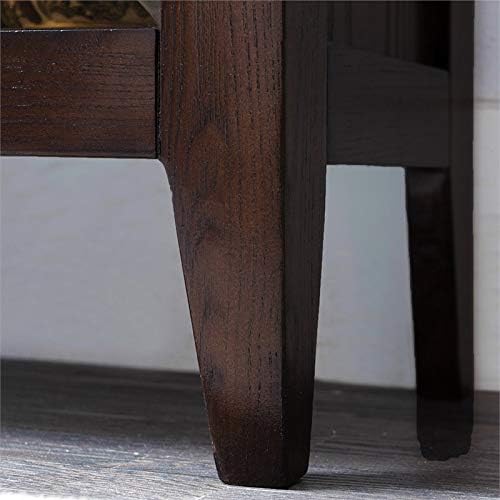 Miniatura 8 de BOWERY HILL Gabinete Curio en roble chocolate