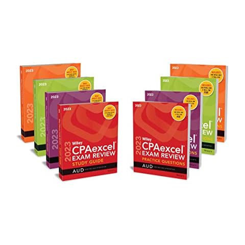 Wiley's CPA 2023 Study Guide + Question Pack: Complete Set Cover