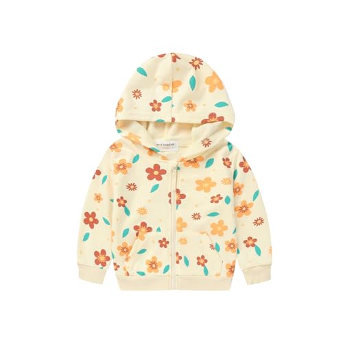 Image of Mud Kingdom Boy Zip Up Hoodie Sweatshirt with Hood Rainbow Patchwork
