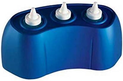 PURE Electric Gel/Lotion Bottle Warmer - 3 Bottles - Metallic Blue