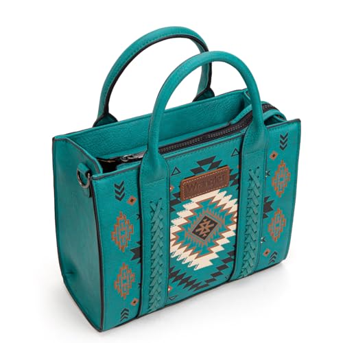 Image of Wrangler Tote Bag for Women Western Purse and Aztec Satchel Handbag