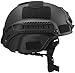 MICH Airsoft Helmet with Side Rails and NVG Mounts for Outdoor Activities Such As Airsoft, Paintball, CS Games, Etc.