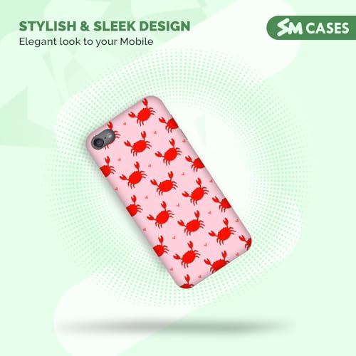 SM CASES for iPod Touch 7 Case, iPod Touch 6 Case, iPod Touch 5 Case - Crab Pattern Design 3D Printed Phone Back Hard Plastic Cover Case for iPod Touch 7/6 / 5. by SM CASES - Image 2