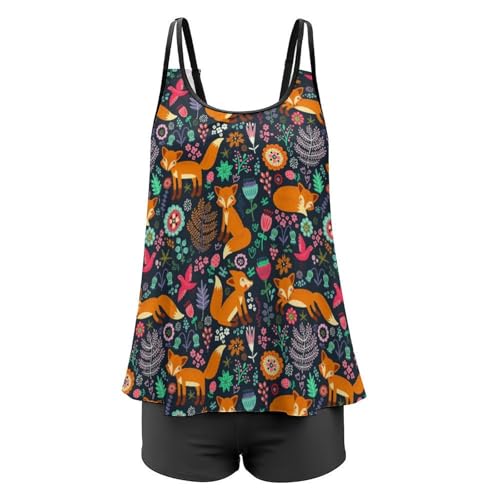 Tankini de fútbol para mujer con pantalones cortos que evitan rozaduras 6