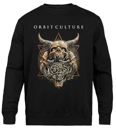 Orbit Culture sweat noir pour concerts de death metal et festivals