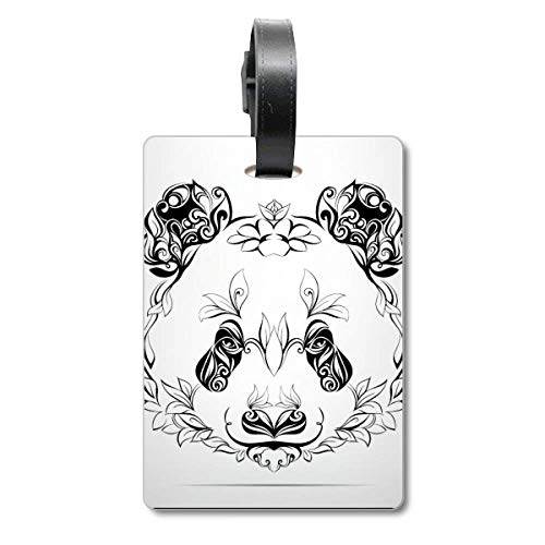 Panda étiquette de voyage géante incassable et ultra visible