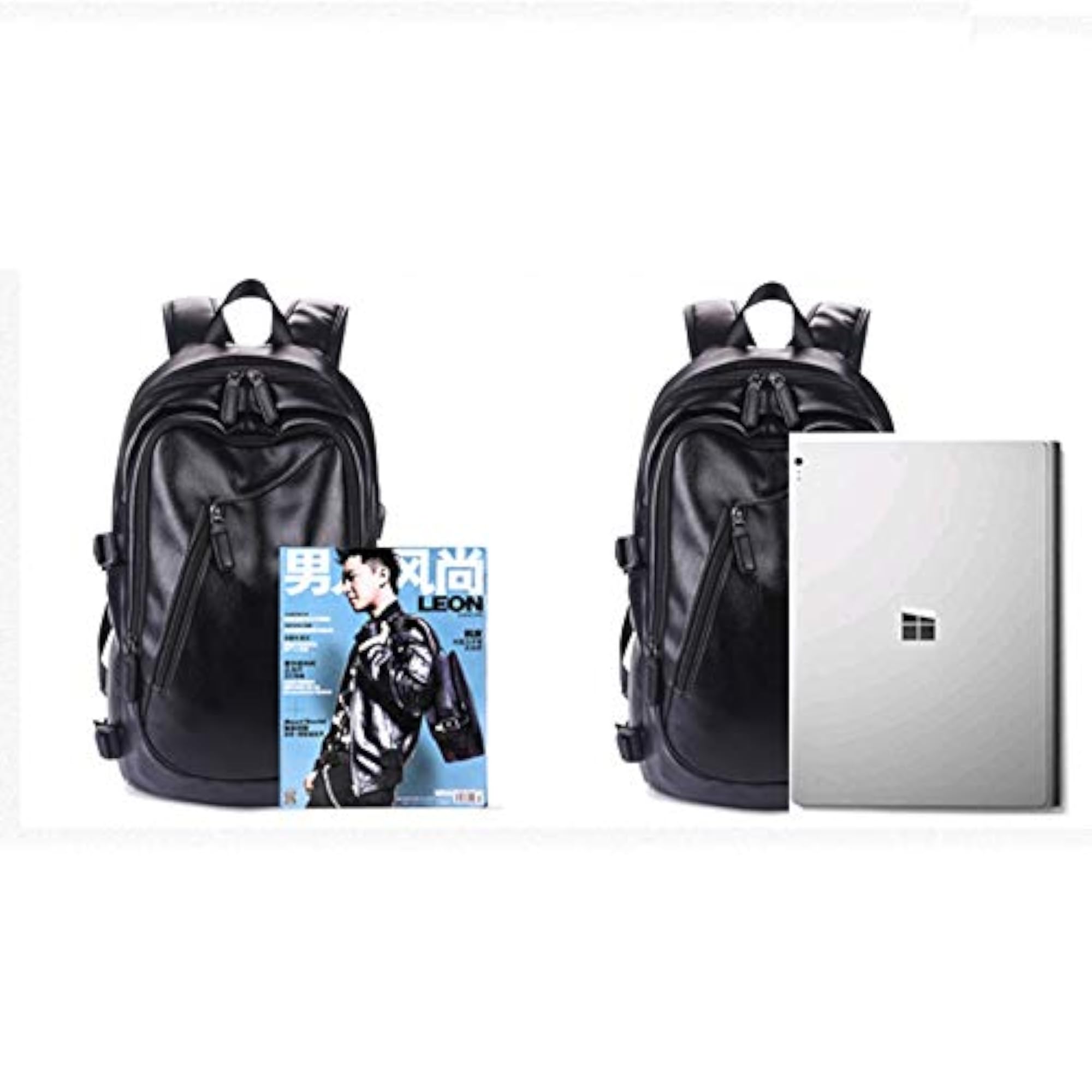 Men's Large Capacity Casual Backpack, Travel School Bag