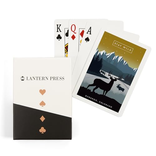 Baraja de poker Lantern Press Durango Colorado 52 cartas