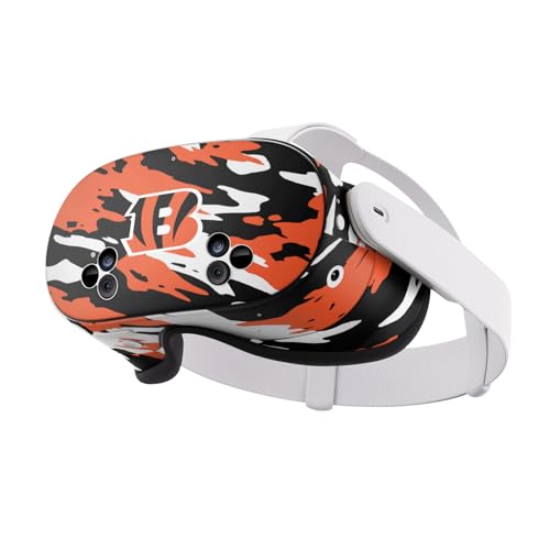Skin Meta Quest 3S Cincinnati Bengals Protéger Casque VR Rayures