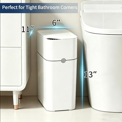 Caneca de Baño Automática con Sensor, 3 Galones, Rectangular miniatura 5