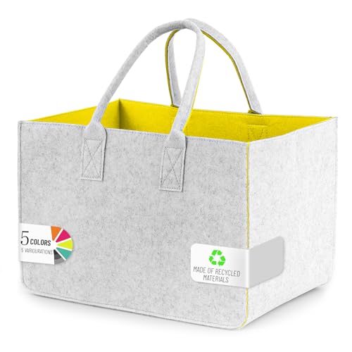 Sinand 30L Einkaufskorb, Einkaufstasche mit Henkel, Robust/Gut...