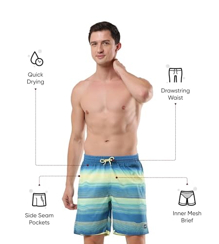 Image of Speedo Men's Recycled Polyster Printed Leisure Watershorts