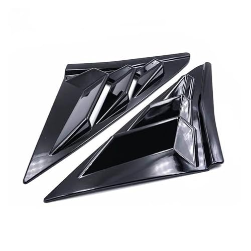 Rejillas ABS de coche para Civic Hatchback 2019-2021 con acabado negro brillo premium