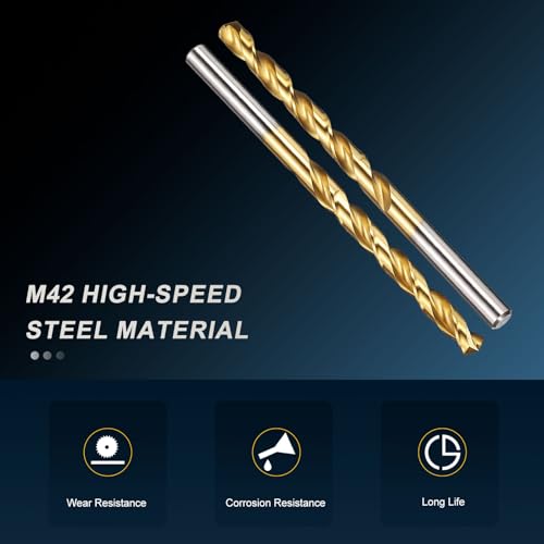PATIKIL M42 Cobalt Drill Bit Pack