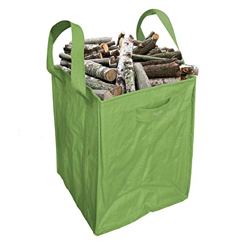 Martha Stewart 48 Gallon Multi-Purpose Re-Usable Heavy Duty Garden Tote Bag, Bay Leaf Green #TOP3