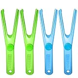 ALSTEN 4 PCS Reusable Floss Holder, Professional Dental Floss Handle Holder, Easy and Comfortable Wa