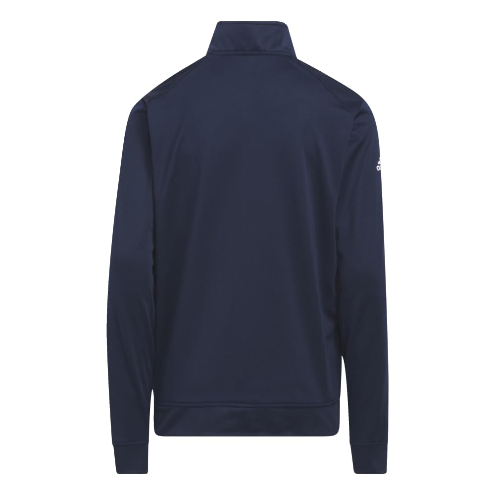 adidas Sweter chłopięcy wrzosowy z zamkiem