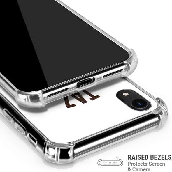 Skinit Clear Phone Case Compatible with iPhone XR - Officially Licensed Looney Tunes Taz Big Head Design