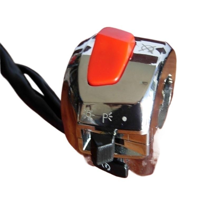 Interrupteur métallique robuste Yamaha pour commande de feux et clignotants - 5