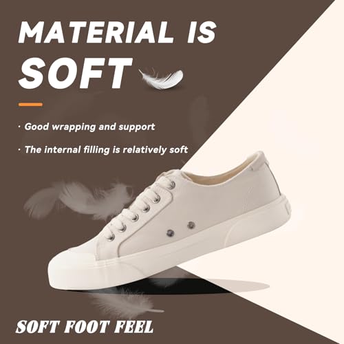 Women's Canvas Sneakers–Low Top Casual Fashion Sneaker|Lightweight Breathable Women's Shoes for Walking & Everyday Wear|Tennis Shoes for Daily Wear4