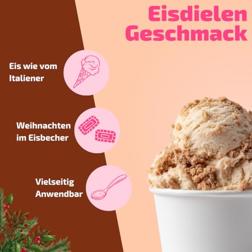 Spekulatius-Eispaste für leckeres aromatisches Eis » Auch zum Verfeinern von leckeren Desserts, Getränke, Pralinen Torten und vielem mehr » Inhalt 250 g – Bild 3
