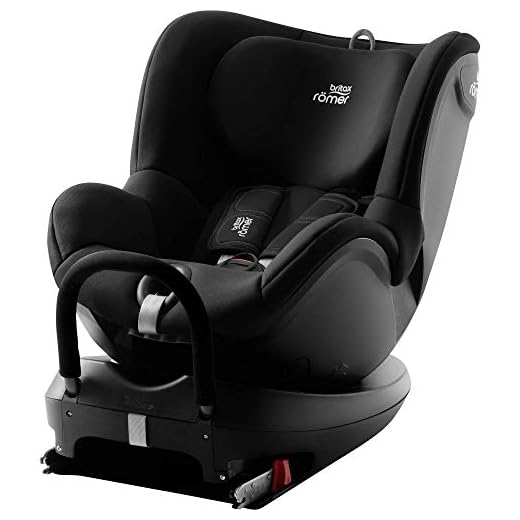 BRITAX RÖMER bilbarnstol DUALFIX 2 R, 360 ° vridbar och ISOFIX fäste, barn från 0 to 18 kg (Grupp 0 + / 1) från nyfödd till 4 år, Cosmos Black
