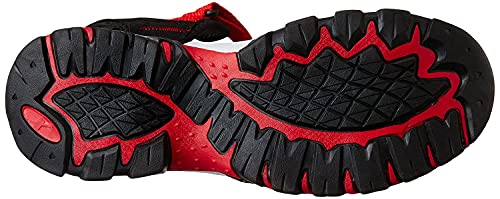 Image of Sparx Men SS-447 Black Red Floater Sandals (SS0447G BKRD 0006)