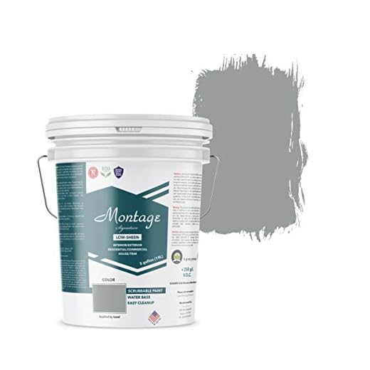 Montage Signature Interior/Exterior Eco-Friendly Paint, Twilight - Low Sheen, 5 Gallon