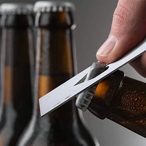 Keenso Bierflaschenöffner aus Robustem Edelstahl für Brieftaschengeschenke, 20 Stück, Pokerkarten-Flaschenöffner für Familie und Freunde – Bild 3