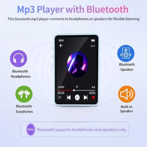 Tengsen MP3 Player with Bluetooth, Touch Screen and Speaker - $20.99 AC + 50% Off Code T3MKCCG9 - image 4