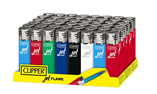 Clipper Jet Flame Refillable Lighter 48 Pack miniatura 1