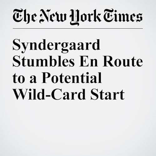 Syndergaard Stumbles En Route to a Potential Wild-Card Start cover art