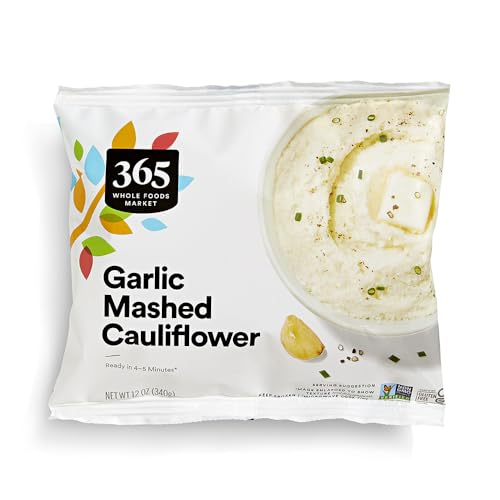 365 By Whole Foods Market, Mashed Cauliflower, Garlic, 12 Ounce