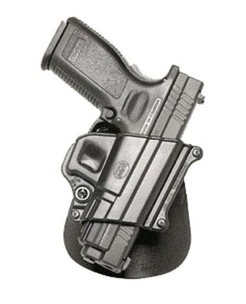 Fobus Concealed Carry Paddle Mini Holster + Thigh Rig Drop Leg Platform for Springfield XD XDM / HS 2000 / Taurus PT609, Titanum, PT 24/7 9 & 40mm.