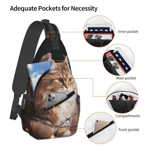 Bolso Pequeño Tipo Sling para Senderismo Unisex miniatura 4