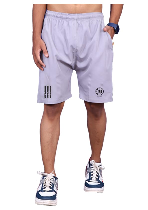 OGREA Men’s Casual Sports Quick Dry Workout Running or Gym Training Short with Zipper Pockets