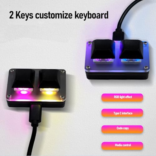 Teclado Compacto Focketk2g3mgidt0 USB-C RGB miniatura 4