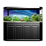 Naroote Adesivo Decorativo per Acquario Adesivo per Sfondo per Acquario in PVC Impermeabile Realistico e Colorato per la Decorazione Domestica 61x30 Cm (122 * 50CM)