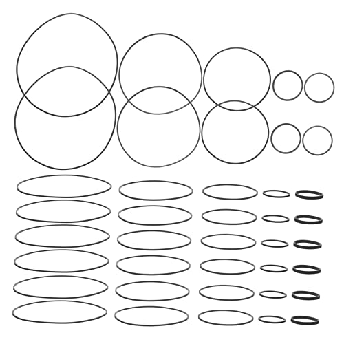 Holibanna 50pièces Courroies De Remplacement pour Magnétophone Cassette Courroies Caoutchouc pour Réparation Et Entretien De Lecteurs De Cassette