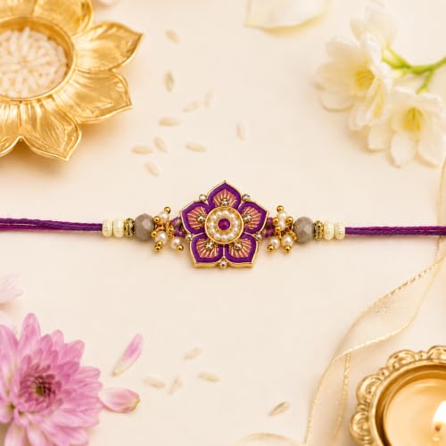 Image of The Purple Tree Rakhi for Brother - Rakshabandhan Gift for Bhai