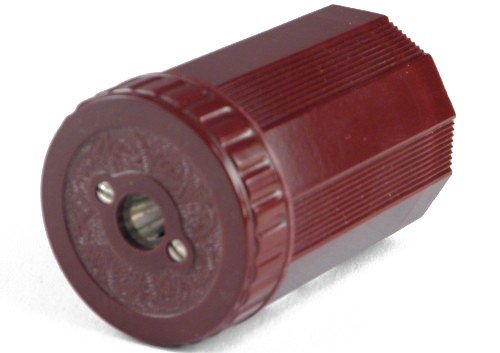 Dux Nostalgie Spitzer – Aus Robustem Duroplast, Rot Marmoriert, Mit Metallspitze Und Auffangdose