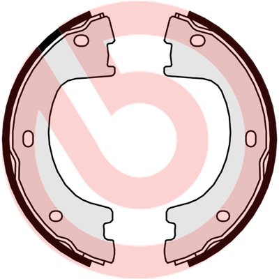 Brembo Bremsbacken Handbremse - S50517 Für Mercedes Vito 4 Stück