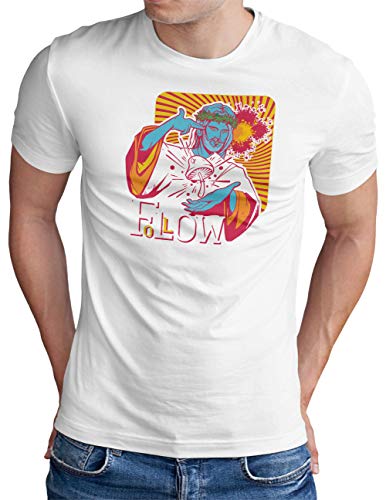 T-Shirt Magic Mushrooms OM3 Psychédélic pour Vos Festivals et Soirées chill en Taille 4XL
